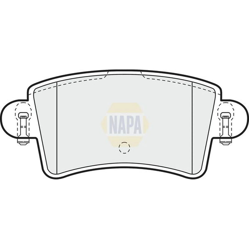 NAPA Rear Brake Pad Set fits Nissan Interstar 2002-2006