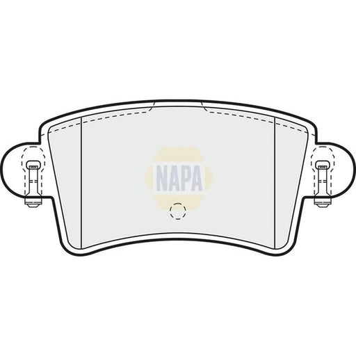 NAPA Rear Brake Pad Set fits Nissan Interstar 2002-2006