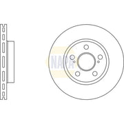 NAPA Front Brake Vented Discs & Pads fits Toyota Prius Liftback 2003-2009 1.5