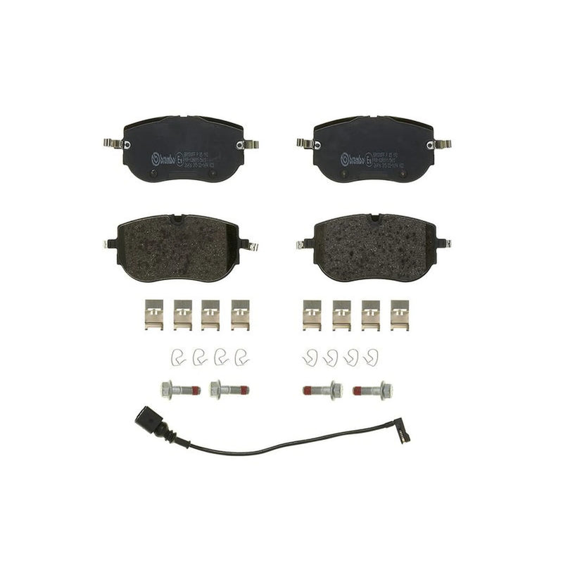 Brembo 4 x Front Brake Pad Set fits Audi Q4 E-Tron 2021 on