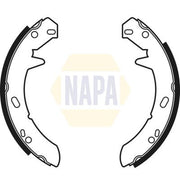 NAPA Parking Brake Shoe Set fits Land Rover Defender 1990-2016 2.4 2.5 3.5 3.9