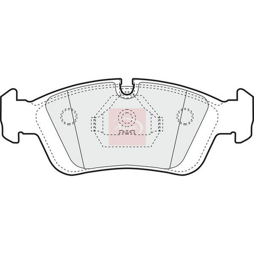Apec Front & Rear Brake Discs & Pads fits BMW Z3 Roadster 1995-2003 1.8 1.9