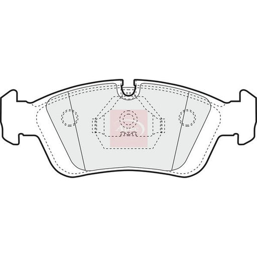 Apec Front Brake Pad Set PAD725