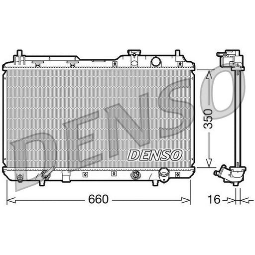 Denso Engine Radiator fits Honda Cr-V I 1995-2002 2.0