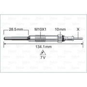 Valeo Diesel Engine Glow Plug 345250