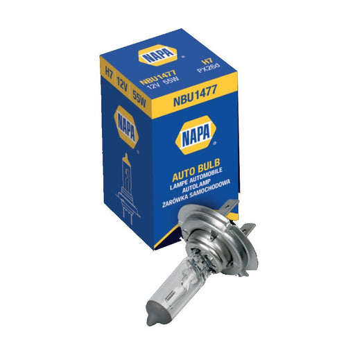 Genuine NAPA H7 499 HEADLAMP HEADLIGHT CAR BULBS 12v 55w (2 PIN) 477 NAPA - Dynamic Drive