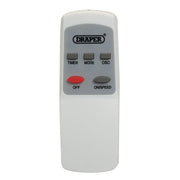 Draper 230V Oscillating Wall Mounted Fan with Remote Control, 16"/400mm, 3 Speed Draper - Dynamic Drive