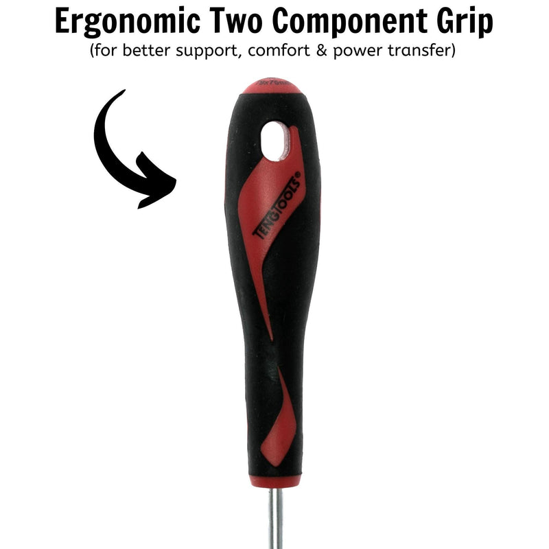 Teng Tools TX Screwdriver TX9 x 75mm S Teng Tools - Dynamic Drive