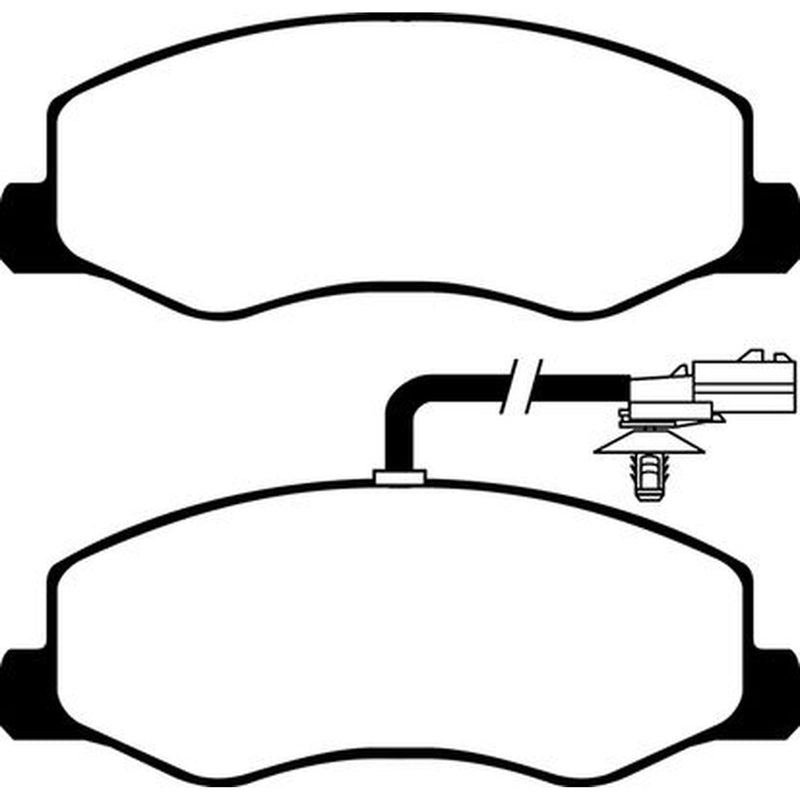 Abtex Rear Brake Pad Set fits Nissan Interstar 2021-2024