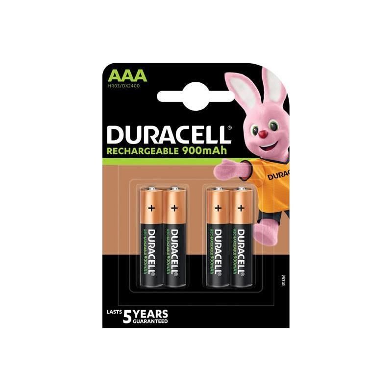 Duracell AAA Cell 900Mah Rechargeable Batteries (Pack 4) Duracell - NN4 Online