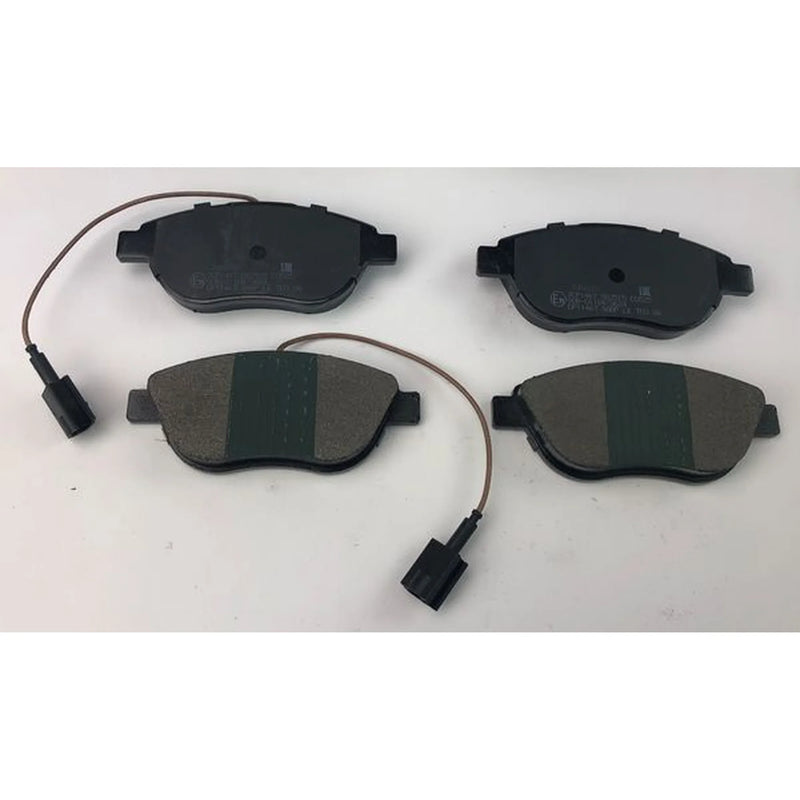 Juratek Front Brake Vented Discs & Pads fits Fiat Multipla 1999-2010 1.6 1.9
