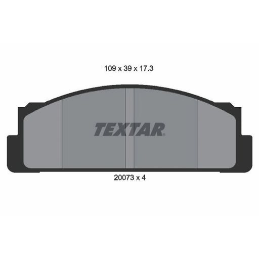 Textar Front Brake Pad Set 2007304
