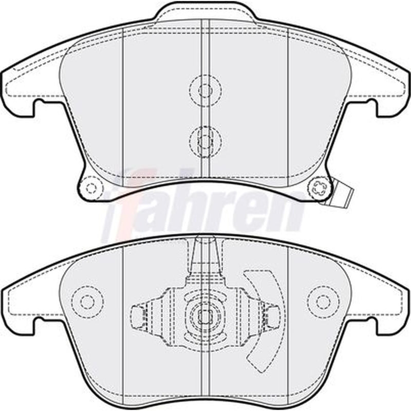 Fahren Front Brake Pad Set FBP3654
