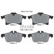 Textar Front Brake Pad Set 2383201