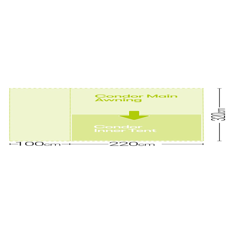 Quest Condor Air 320 Inner Tent A3518IT Quest - Dynamic Drive