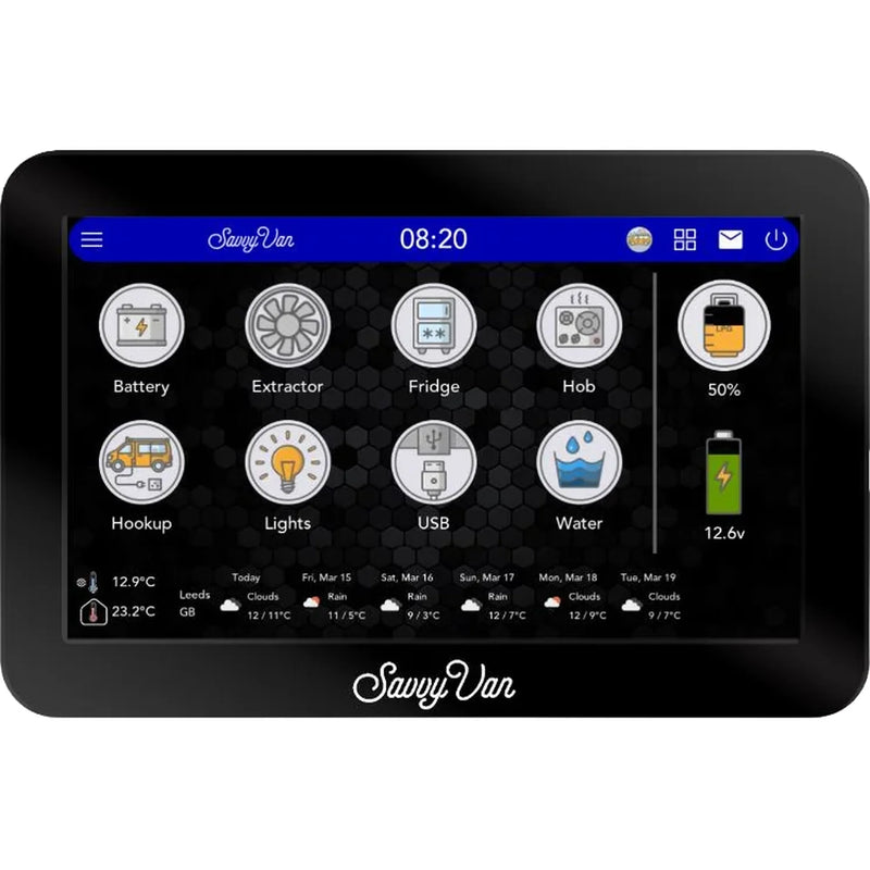 Savvyvan Touchscreen Control Panel 3-7" SAV3-TCH-7-R-HILLSIDE