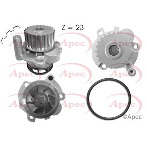 Apec Engine Cooling Water Pump fits Audi A1 2012 on 2.0