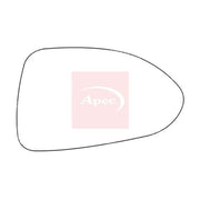 Apec Exterior Wing Mirror Glass Right fits Opel Corsa D 2006-2014