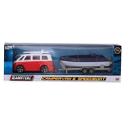 Camper Van Speedboat die cast model set M0032 UK Camping And Leisure - Dynamic Drive