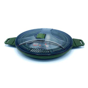 Wolf Outdoors EzyStow Collapsible Cooking Pot 2.5L Olive Green Wolf Outdoors - Dynamic Drive