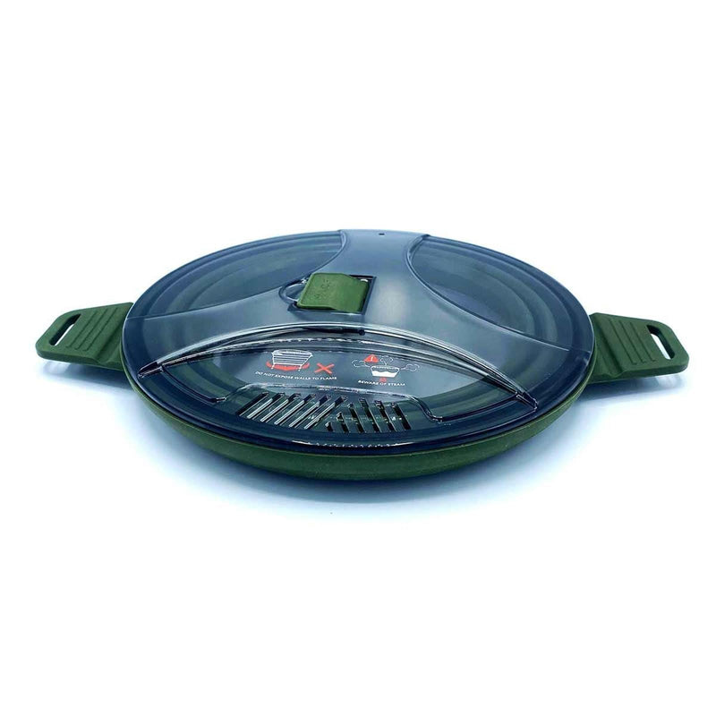 Wolf Outdoors EzyStow Collapsible Cooking Pot 2.5L Olive Green Wolf Outdoors - Dynamic Drive