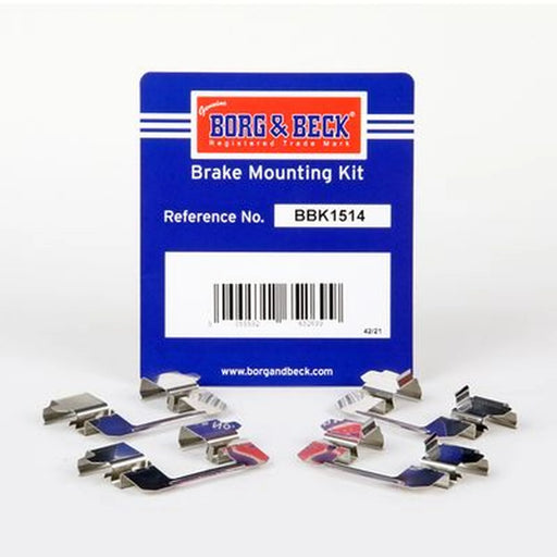 Borg & Beck Brake Pad Accessory Fitting Kit Front BBK1514