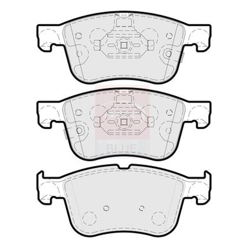 Apec Front Brake Pad Set fits Ford Focus IV 2018-2025 1.0 1.5 2.0