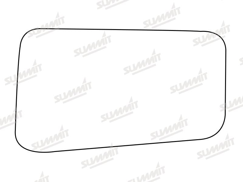 Summit Stick-On Standard Mirror Glass fits Vauxhall Cavalier LHS Summit - Bars 4 Cars
