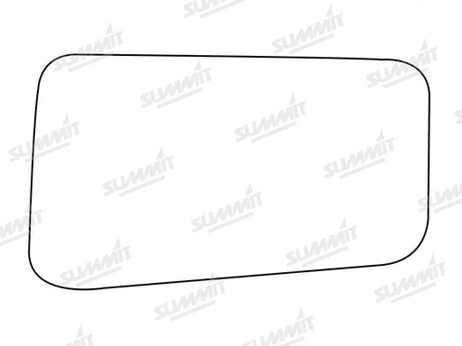 Summit Stick-On Standard Mirror Glass fits Vauxhall Cavalier LHS Summit - Bars 4 Cars