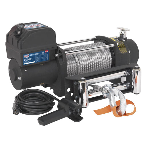 Sealey Self-Recovery Winch 5450kg (12000lb) Line Pull 12V SRW5450 Sealey - Dynamic Drive