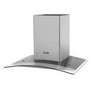 Baridi Curved Glass Cooker Hood Carbon Filters & LED Lights 60cm Stainless Steel Baridi - Dynamic Drive
