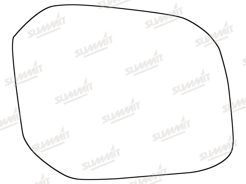 Summit Heated Base Plate With Standard Mirror Glass fits VW Caddy MPV Only 16 on RHS Summit - Bars 4 Cars