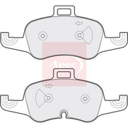 Apec Front Brake Pad Set fits Audi Tt 2014-2015 2.0