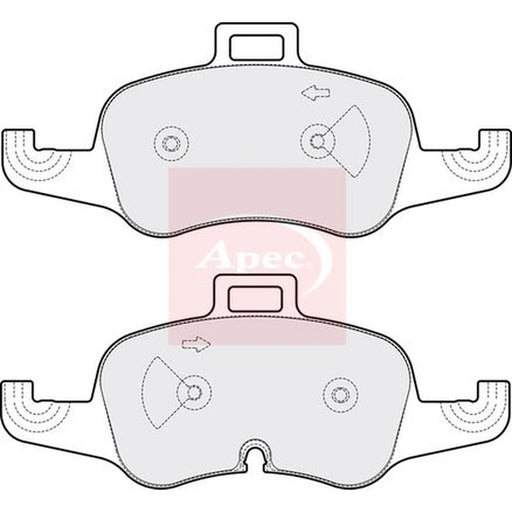 Apec Front Brake Pad Set PAD2073