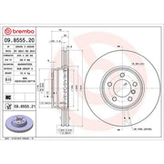 Brembo Front Brake Discs & Pads fits Land Rover Range Rover 2002-2012