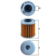 Mahle Engine Oil Filter fits Suzuki Rm-Z 2016 on