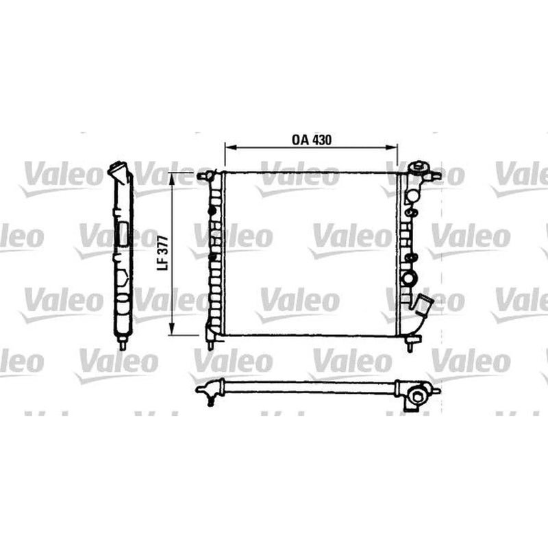 Valeo Engine Radiator 730055