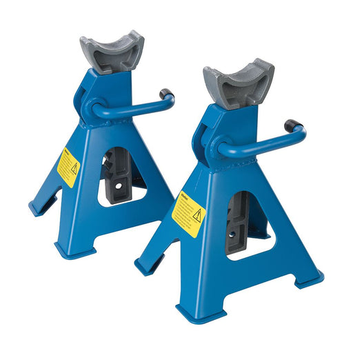 Silverline 3 Ton Tonne Ratchet Action Axle Stand Stands 3Yr Warranty 763620 Silverline  - Dynamic Drive