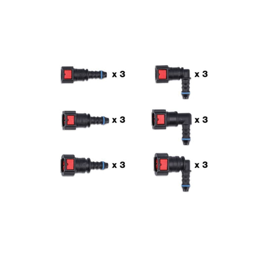 Connect Assorted AdBlue Straight & Angled Quick Connectors 18pc 34226 Tool Connection - Dynamic Drive