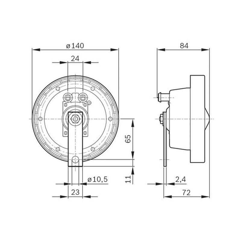 Bosch Car Horn Signal Unit