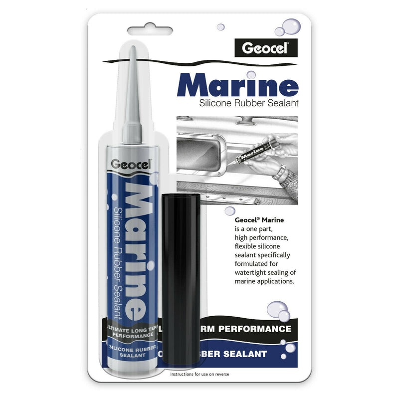 Geocel Dow Corning Marine Rubber Silicone Sealant 78g Clear Boat Caravan Yacht Geocel  - Dynamic Drive