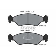 Textar Front Brake Pad Set 2120203
