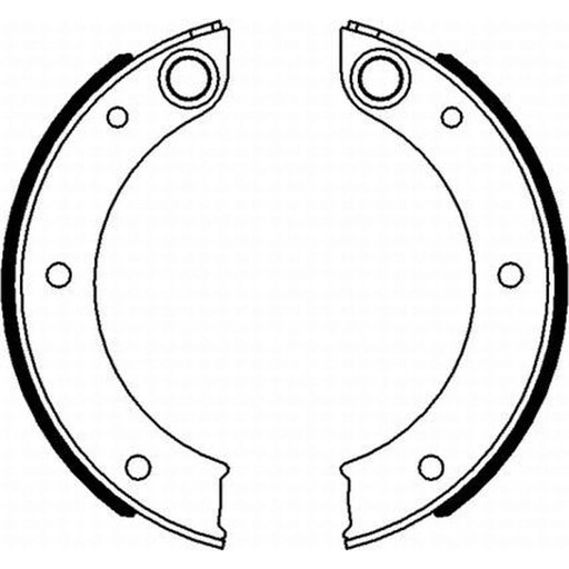 Mintex Parking Brake Shoe Set fits Porsche 911 1967-1990 2.0 2.2 2.3 2.7 3.0 3.2