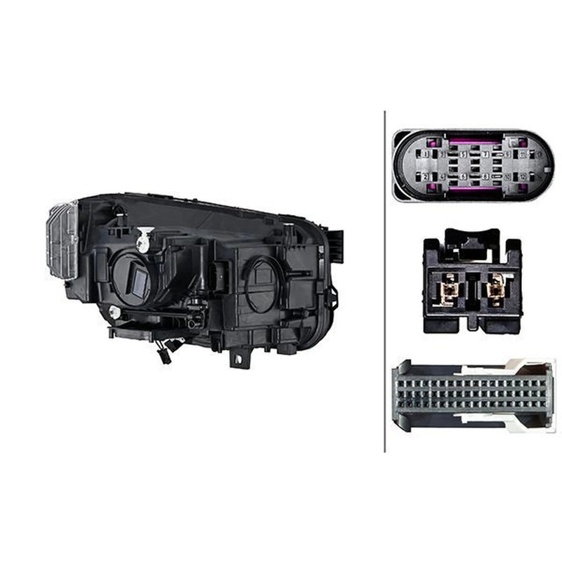 Hella Headlight Headlamp LED Left fits Mercedes-Benz Glb 2019 on