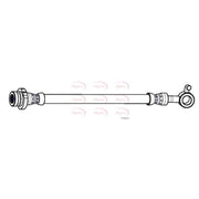 Apec Brake Hydraulic Hose Line Rear Left fits Nissan Qashqai II 2013-2015