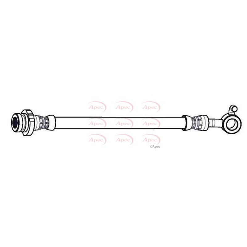 Apec Brake Hydraulic Hose Line Rear Left fits Nissan Qashqai II 2013-2015