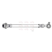 Apec Brake Hydraulic Hose Line outer HOS4487