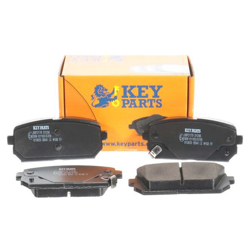 Key Parts 4 x Rear Brake Pad Set fits Kia Carens III 2006-2013 1.6 2.0