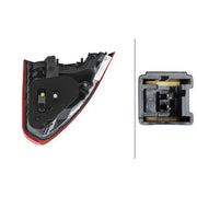 Hella Tail Light / Lamp LED Right fits Peugeot 2008 I 2013-2019 1.2 1.4 1.5 1.6