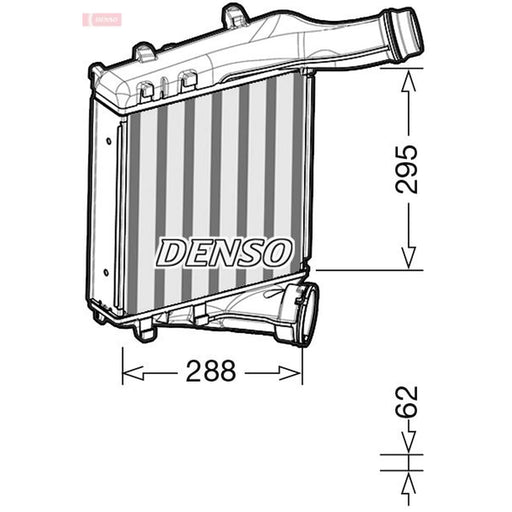 Denso Intercooler (Charge Air Cooler) fits Porsche Cayenne 2012-2018 3.6 4.2 4.8
